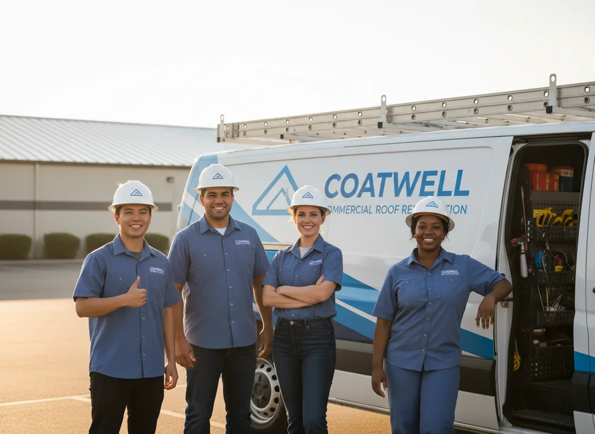 Commercial roof coating company in Thomson, IL